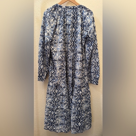 Sezane Yuliana Primrose Midi Dress NWT XL - Picture 7 of 10